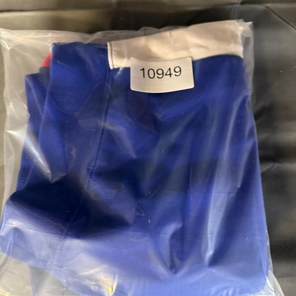 Polo Ralph Lauren Sweat Shorts Womens Medium Blue Red White Striped USA Terry - Picture 12 of 12